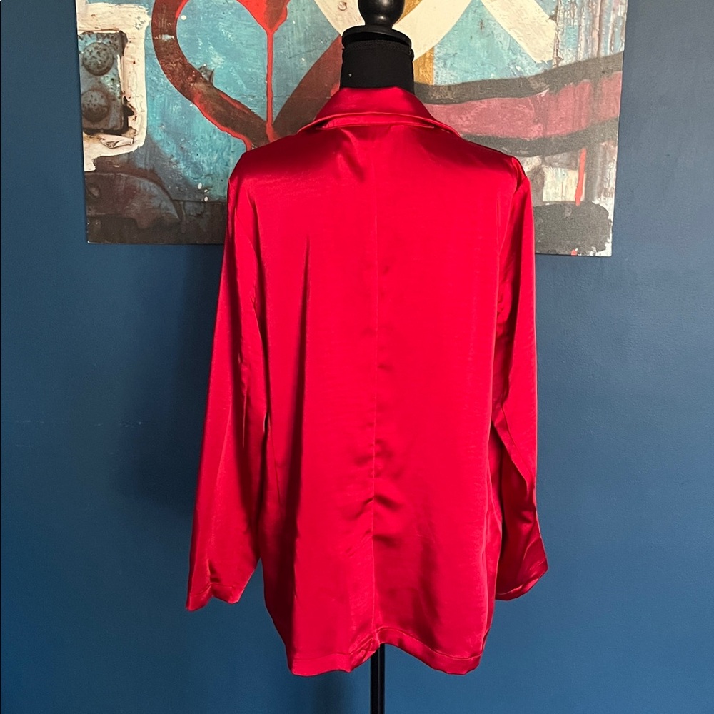 A New Day Satin Blazer - Picture 3 of 5